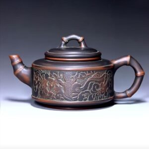 Handmade Nixing clay teapot - artisan pottery from Qinzhou, China
