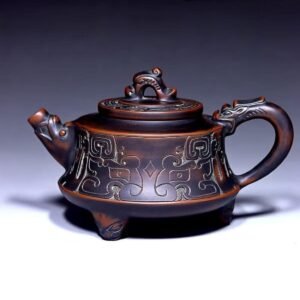 Handmade Nixing clay teapot - artisan pottery from Qinzhou, China