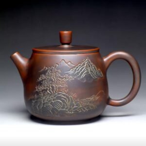 Handmade Nixing clay teapot - artisan pottery from Qinzhou, China