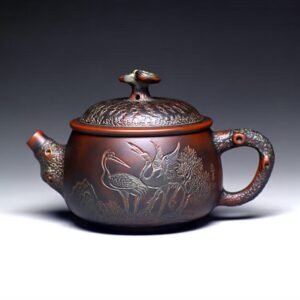 Handmade Nixing clay teapot - artisan pottery from Qinzhou, China