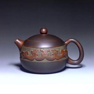 Handmade Nixing clay teapot - artisan pottery from Qinzhou, China