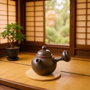Handmade Nixing clay teapot, Side-Handle style - artisan pottery from Qinzhou, China